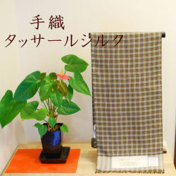 小紋　インドシルク