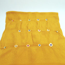 帯揚げ　とび絞り　小紋紬おしゃれ着用