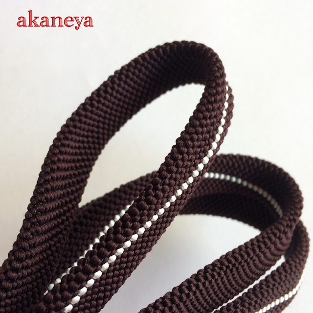 帯締め 焦げ茶 内記組 小紋・紬用 2411-020 送料がお得なクリックポスト可