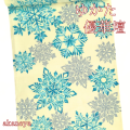 浴衣　ゆかた　反物　優華壇　綿　雪の結晶