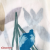 浴衣　ゆかた　反物　綿　麻　花菖蒲　杜若系統　アイリス