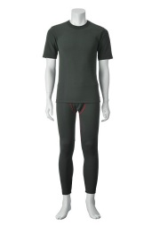 裏赤ロングタイツ+裏赤半袖丸首(紳士）　セット割引　定価5％ＯＦＦ！！