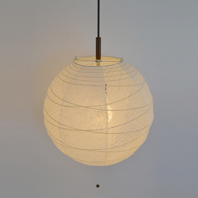 径45㎝丸杉皮入和紙灯具付提灯照明ペンダント 径45㎝丸杉皮入和紙灯具付提灯照明ペンダント - メルカリ
