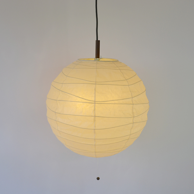 和紙照明ペンダントライトPN2-48R本美濃紙｜あかり館 彩（いろどり  