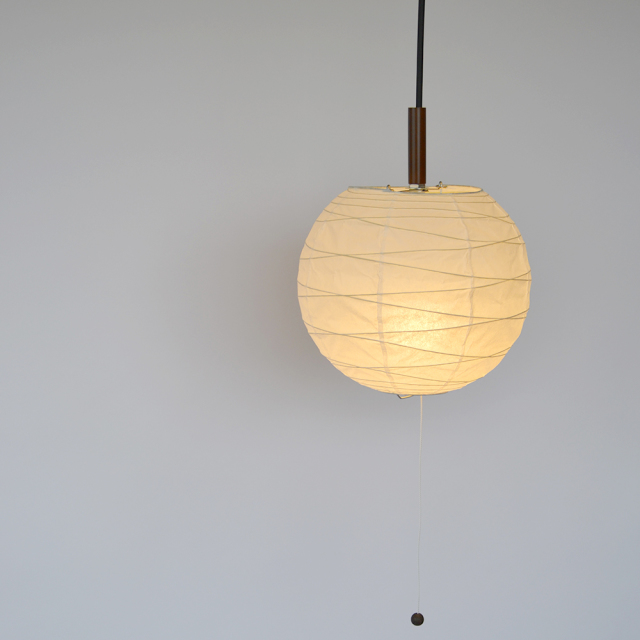 和紙照明ペンダントライトPN1-25美濃紙｜あかり館 彩（いろどり