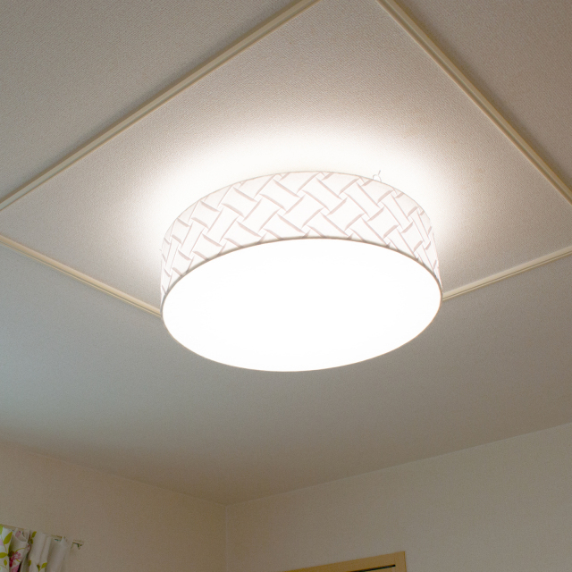 和紙照明LEDシーリングライト「ネスト」リモコン付 日本製 和風照明