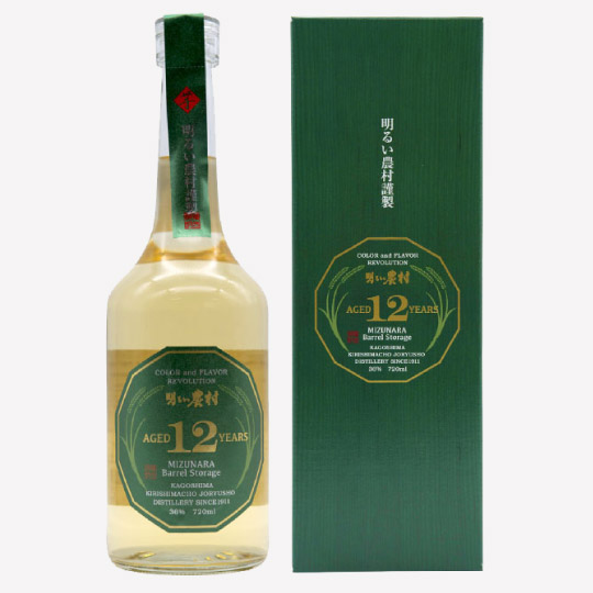 【ポイント10倍】 NOUSON AKARUI BARLEY 7年 ミズナラ樽熟成「麦」 焼酎