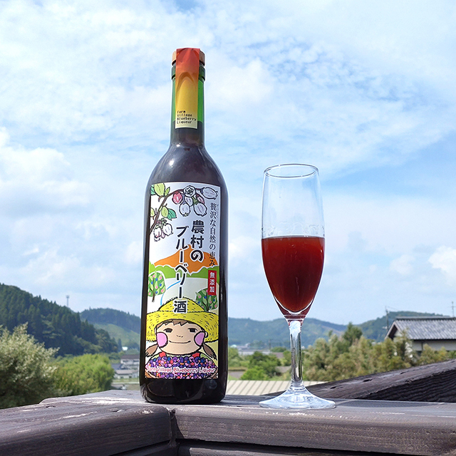 農村のブルーベリー