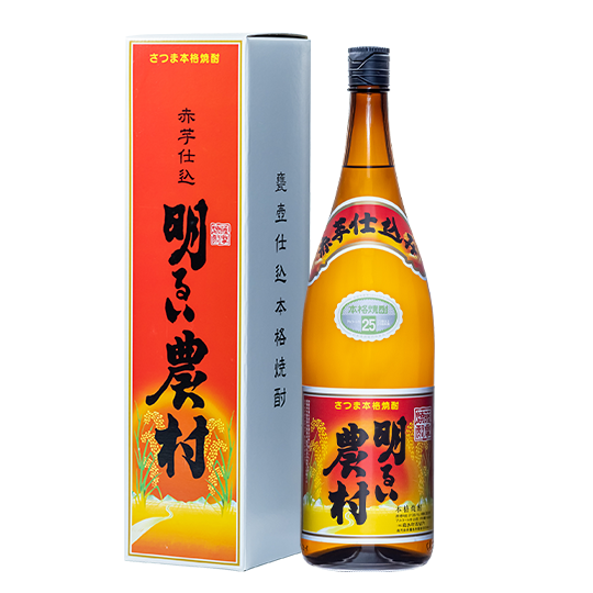 赤芋仕込み 明るい農村 一升瓶（箱入）