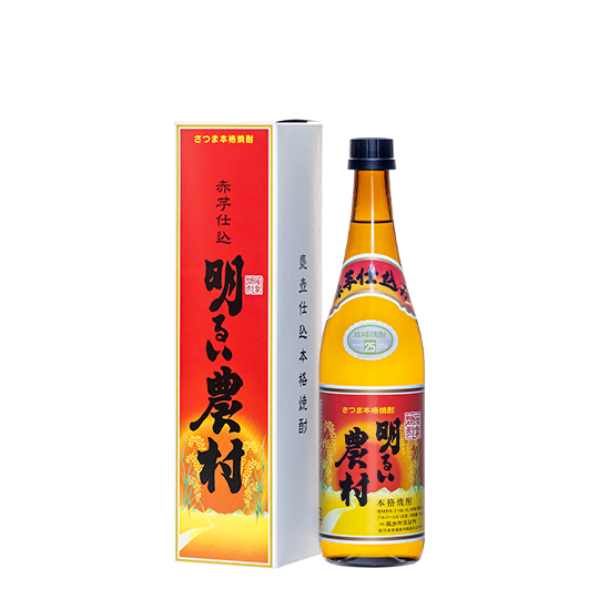 赤芋仕込み 明るい農村 四合瓶(箱入)