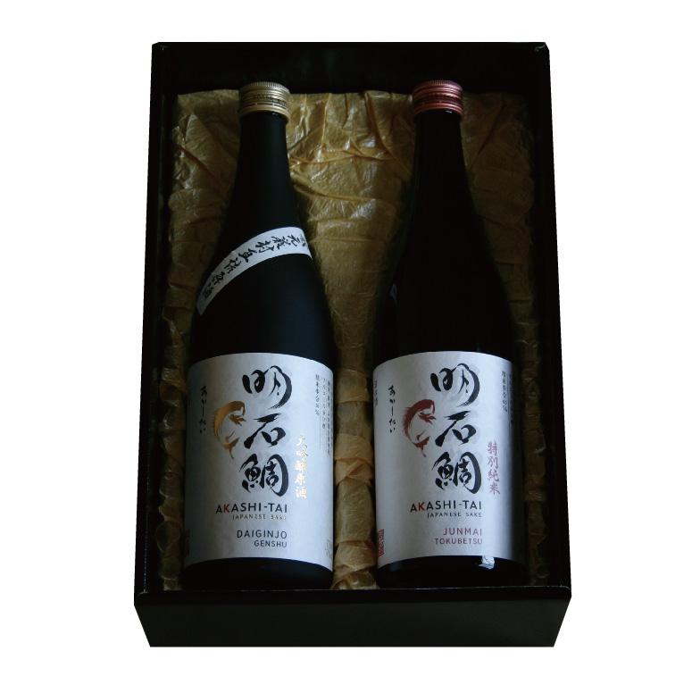 大吟醸原酒＆特別純米「明石鯛」