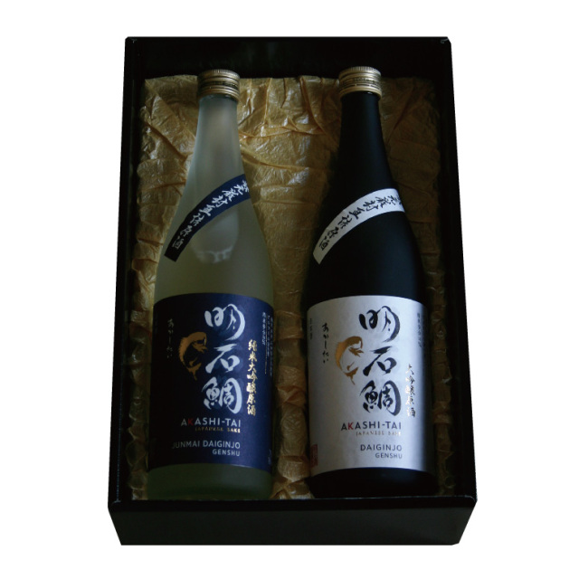 純米大吟醸原酒＆大吟醸原酒「明石鯛」