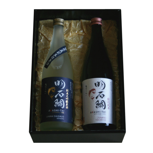 純米大吟醸原酒＆特別純米「明石鯛」