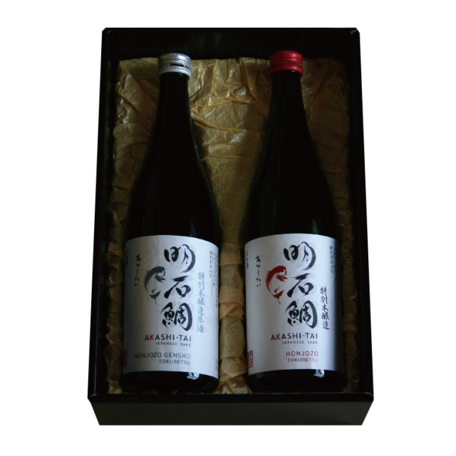 特別本醸造原酒＆特別本醸造「明石鯛」