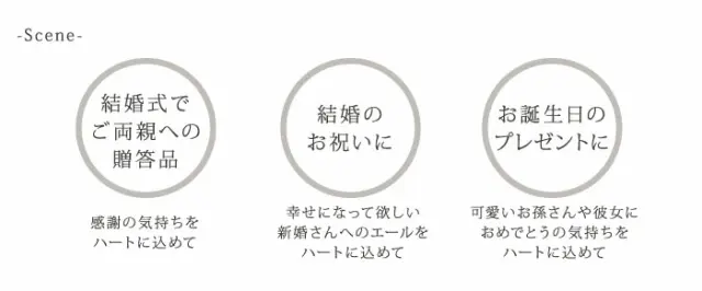 ペアのビアグラスは、結婚式でご両親への贈答品や、結婚のお祝い、お誕生日のプレゼントにぴったり