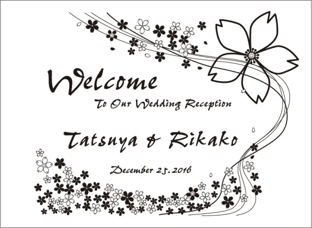 ウェルカムボードデザイン