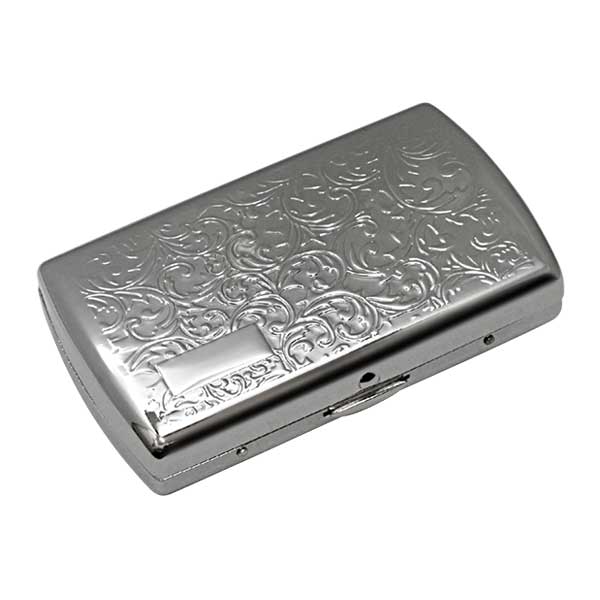 坪田パール シガレットケース カートリッジケース 20本 ヒートスティック対応 ニッケルアラベスク 7-71418-81 メール便可