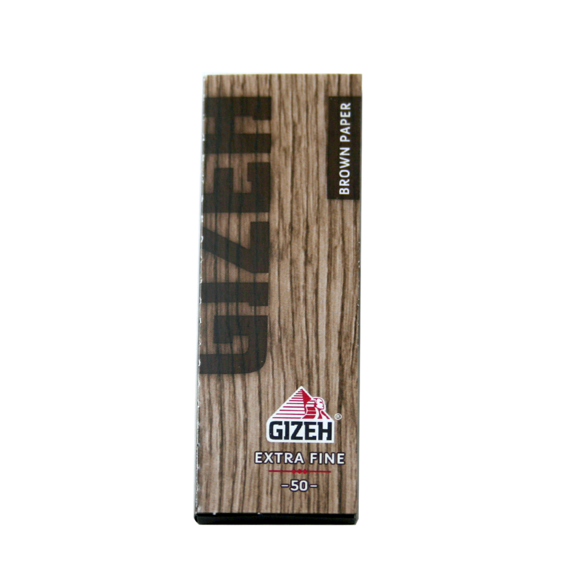 GIZEH ギゼ ペーパー レギュラー・シングル ブラウン 50枚 7-21001-75 メール便可