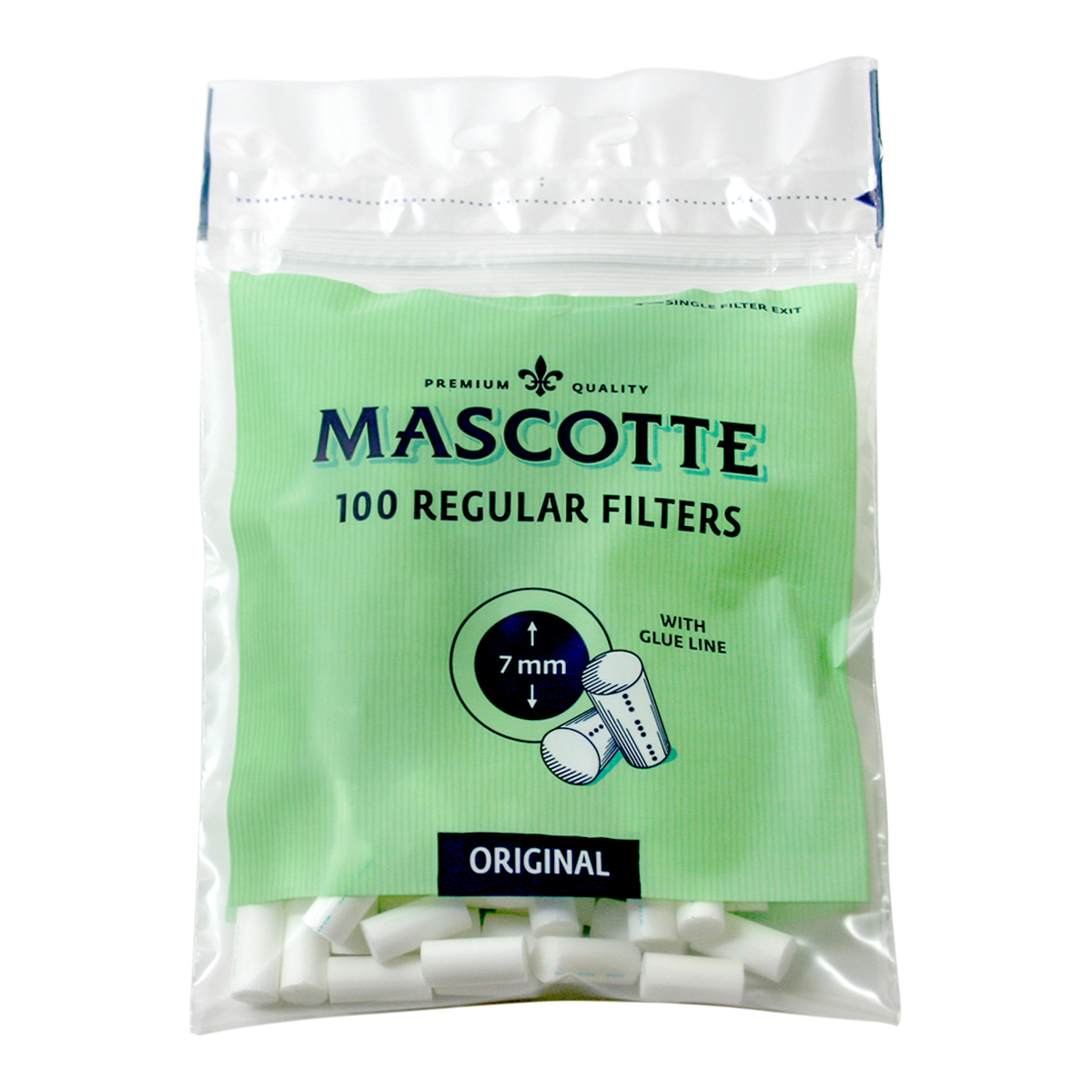 MASCHOTTE マスコット フィルター 7mm レギュラー 100個 7-61011-21 メール便可