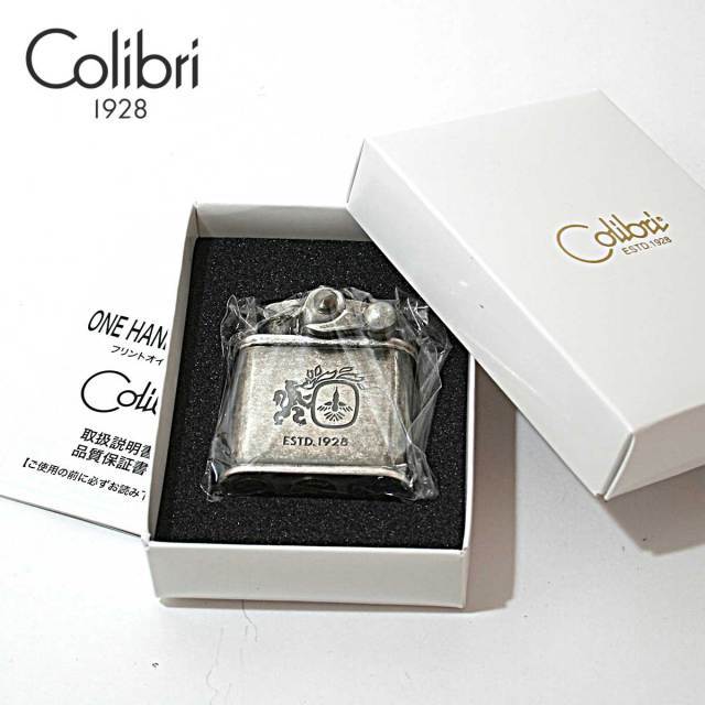 Colibri コリブリ ニッケルバレル フリントオイルライター 308-0062