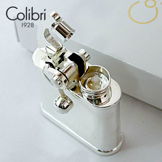 Colibri コリブリ シルバーミガキ フリントオイルライター 308