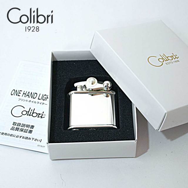 Colibri コリブリ シルバーミガキ フリントオイルライター 308-0060