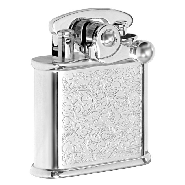 Colibri コリブリ シルバー 唐草 フリントオイルライター 308-0051 メール便可