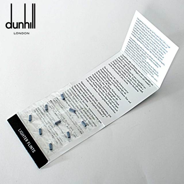 DUNHILL ダンヒル 消耗品 ユニークライター用 フリント 青 9個入 純正