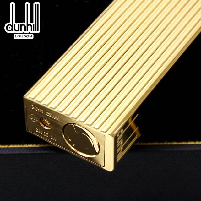 DUNHILL ダンヒル ローラガス ゴールド ストライプ フリントガス