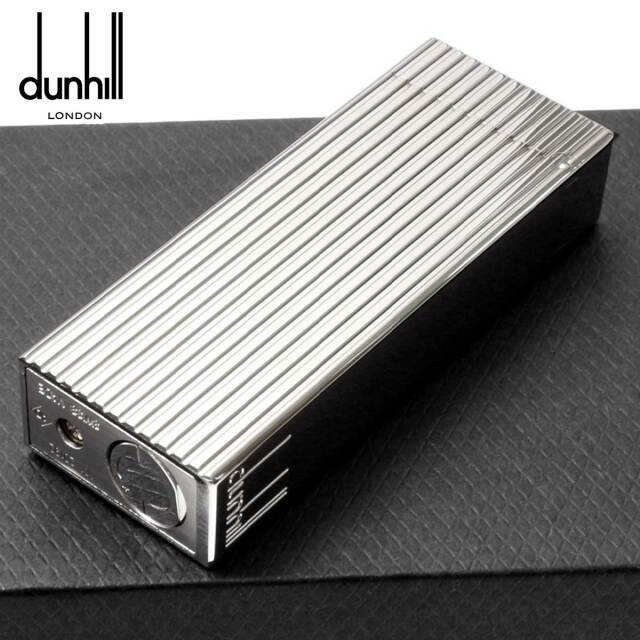 DUNHILL ダンヒル ローラガス シルバー ストライプ フリントガス