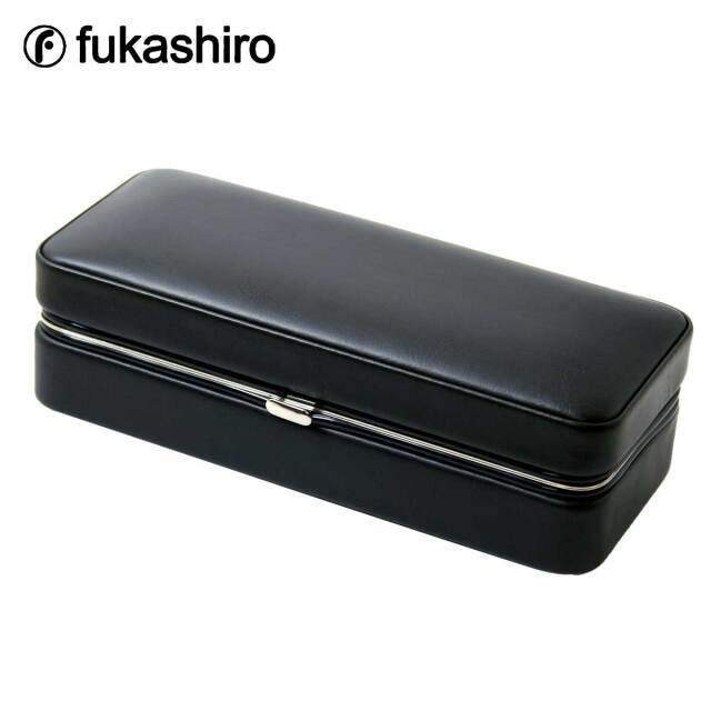 フカシロ PR シガーケース LCFC/BLK(3本用) シガーカッター付き