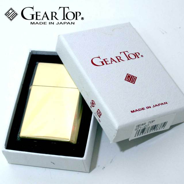 闇金ウシジマくん 原画展 オイルライター　ギアトップ　GEAR TOP GEAR TOP ギアトップ 無地 ブラスミラー フリントオイルライター GT1