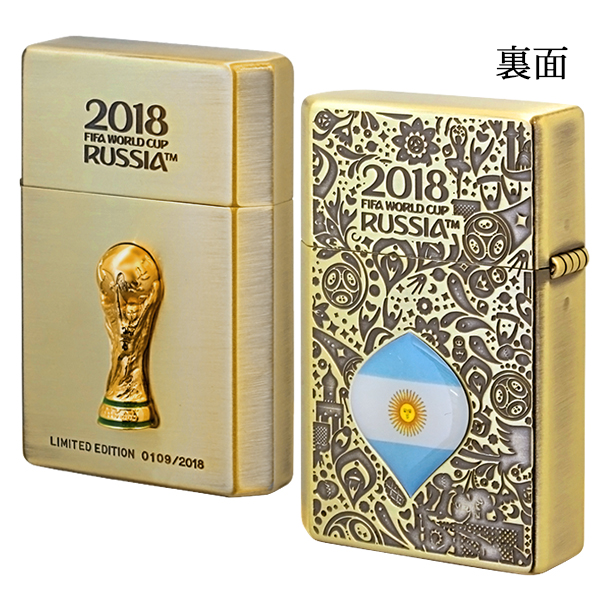 GEAR TOP ギアトップ ワールドカップ ロシア FIFA WORLD CUP RUSSIA 2018 フリントオイルライター 2018WC LTD-ARG アルゼンチン メール便可
