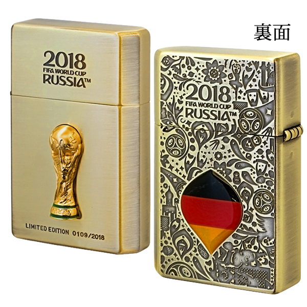 GEAR TOP ギアトップ ワールドカップ ロシア FIFA WORLD CUP RUSSIA 2018 フリントオイルライター 2018WC LTD-GER ドイツ メール便可