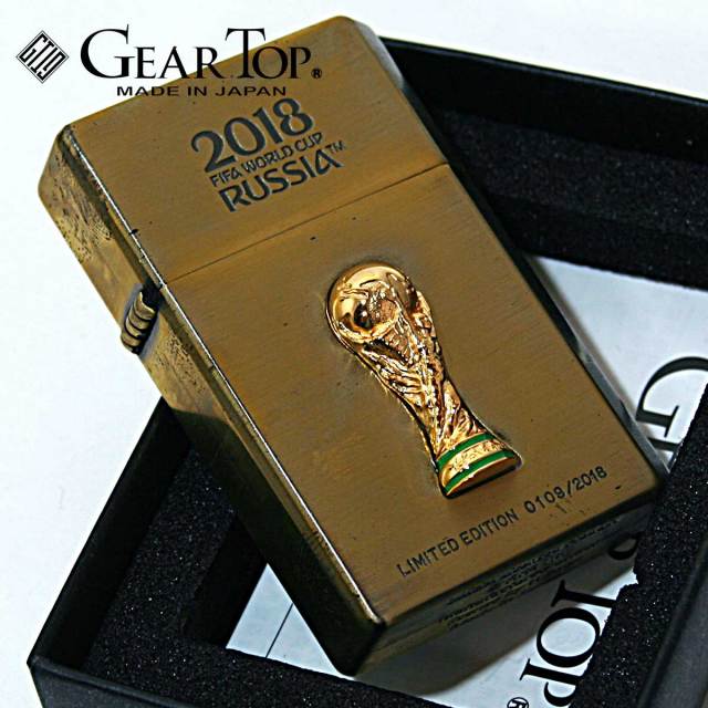 【定価3万円】新品 2018 FIFAワールドカップ オイルライター 3セット GEAR TOP ギアトップ ワールドカップ ロシア FIFA WORLD CUP RUSSIA