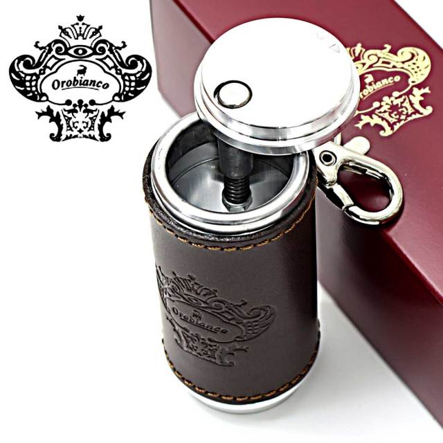 Orobianco オロビアンコ 携帯灰皿 ブラウン ORA-001 BR YMEX 喫煙具