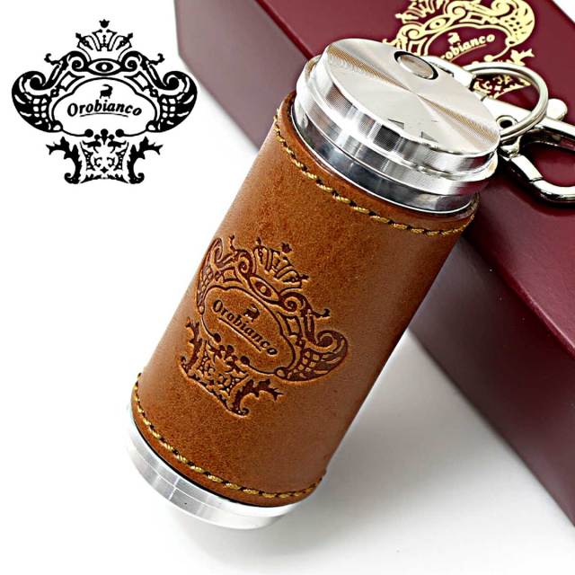 Orobianco オロビアンコ 携帯灰皿 キャメル ORA-001 CA YMEX 喫煙具