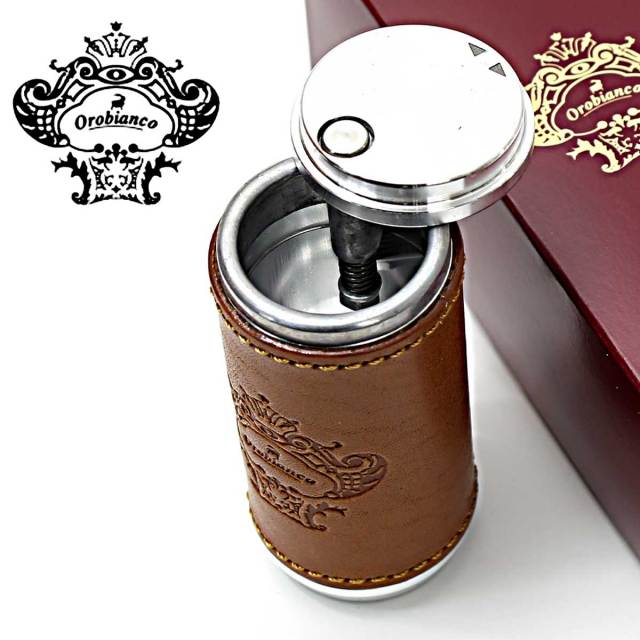 Orobianco オロビアンコ 携帯灰皿 キャメル ORA-001 CA YMEX 喫煙具
