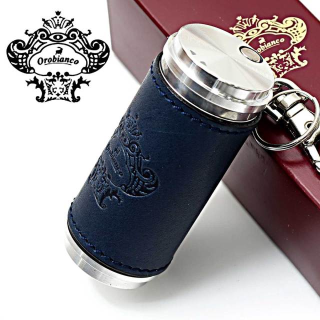 Orobianco オロビアンコ 携帯灰皿 ネイビー ORA001NV YMEX 喫煙具専門