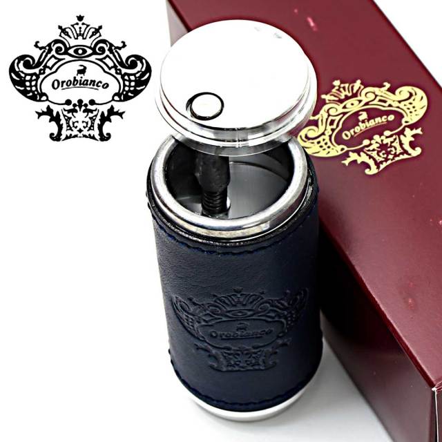Orobianco オロビアンコ 携帯灰皿 ネイビー ORA001NV YMEX 喫煙具専門