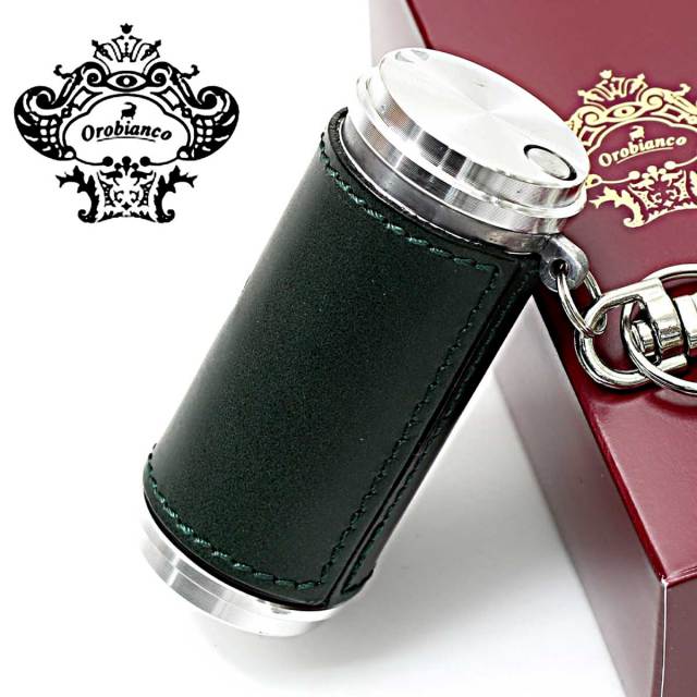 Orobianco オロビアンコ 携帯灰皿 グリーン ORA001GR YMEX 喫煙具専門