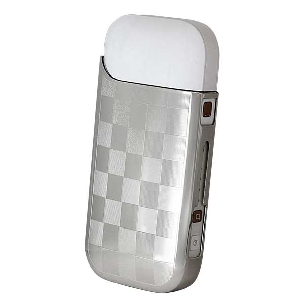 アイコス対応 加熱式 タバコケース i-STYLES アイコスケース チェック シルバー ISP-058-CA SV2 YMEX