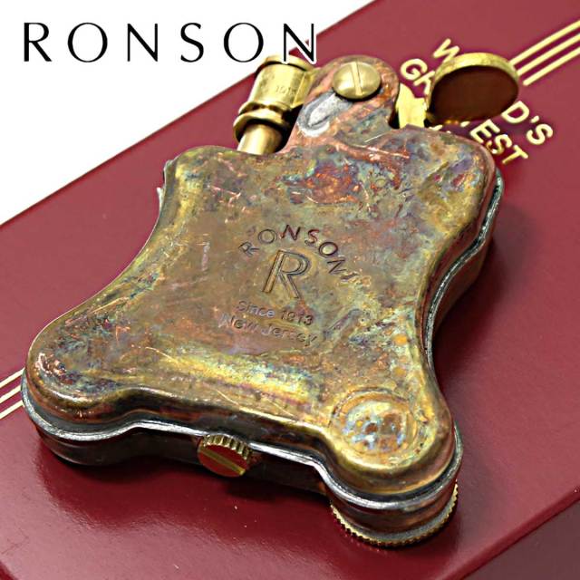 RONSON ロンソン バンジョー ワイルドブラス フリントオイルライター