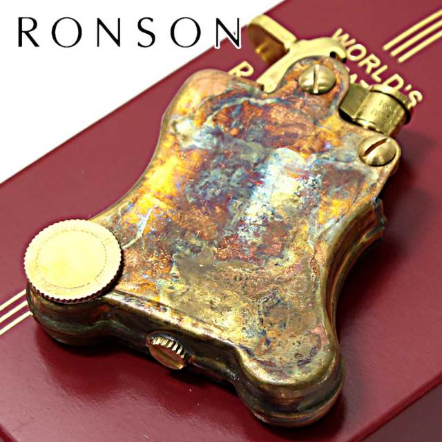 RONSON ロンソン バンジョー ワイルドブラス フリントオイルライター