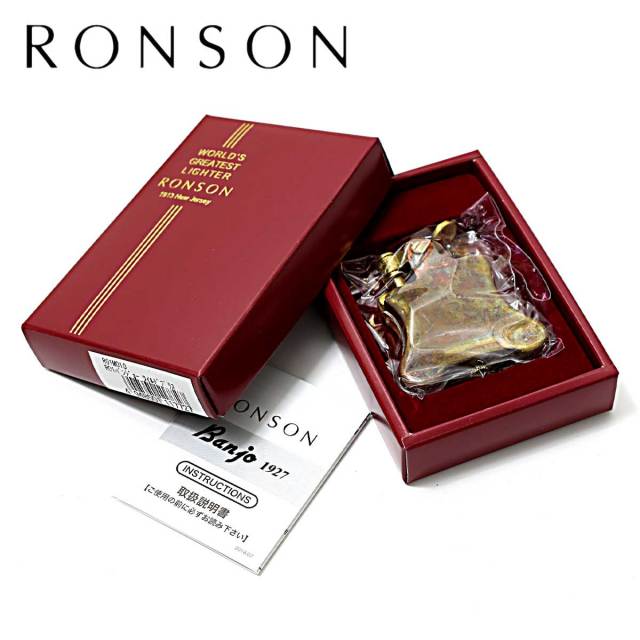 RONSON ロンソン バンジョー ワイルドブラス フリントオイルライター