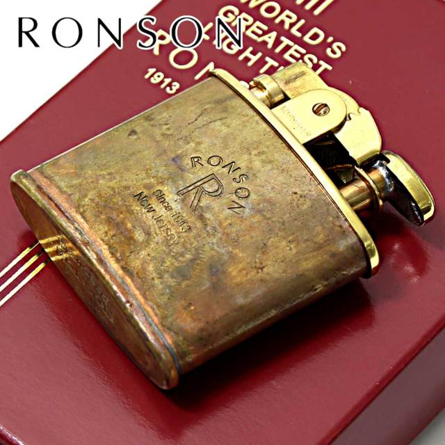 RONSON ロンソン スタンダード ワイルドブラス フリントオイルライター