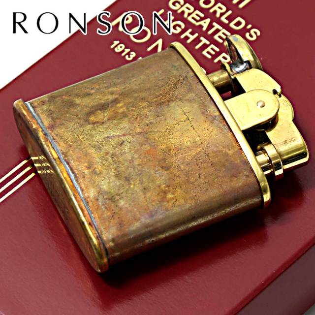 RONSON ロンソン スタンダード ワイルドブラス フリントオイルライター