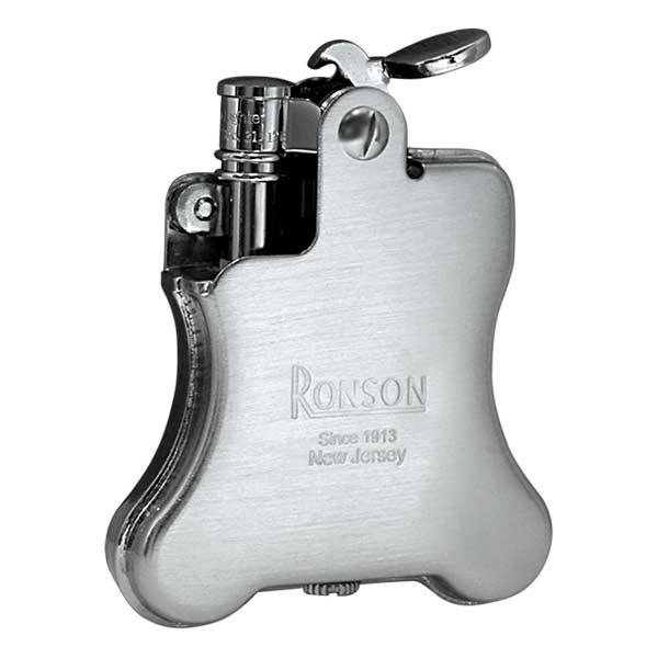 RONSON ロンソン バンジョー クロームサテン フリントオイルライター R01-1030 メール便可
