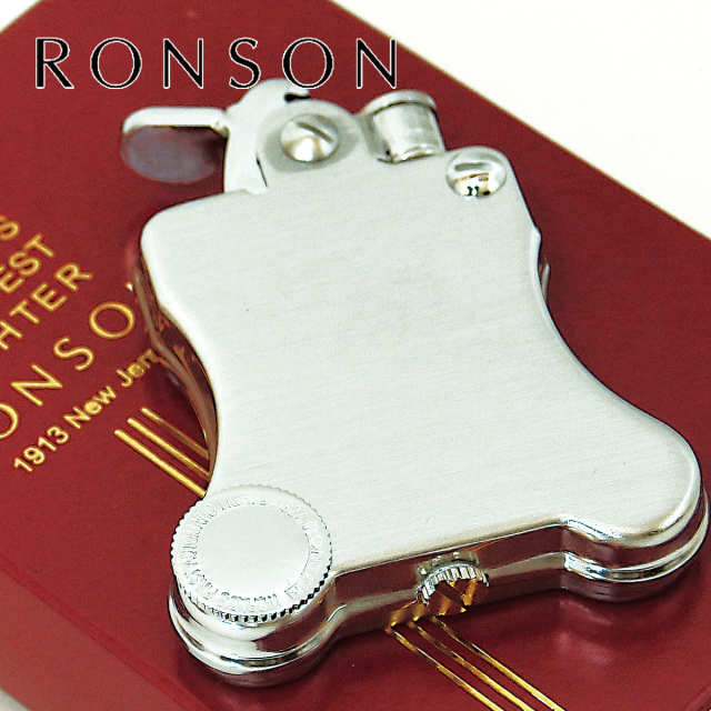 RONSON ロンソン バンジョー クロームサテン フリントオイルライター