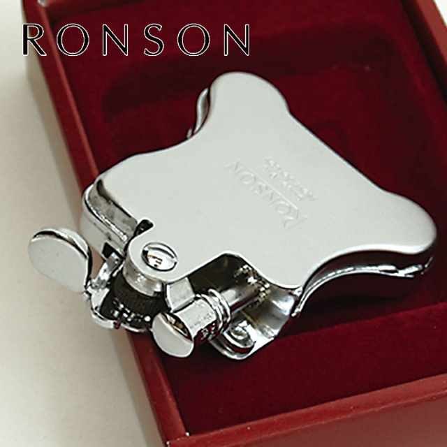 RONSON ロンソン バンジョー クロームサテン フリントオイルライター